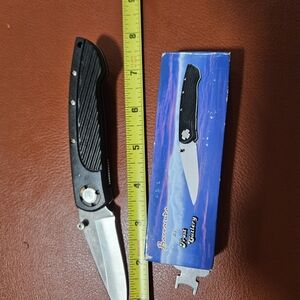 Black Folding Knife